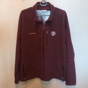 NWOT Columbia Texas A&M Fleece Omni-Heat Jacket L